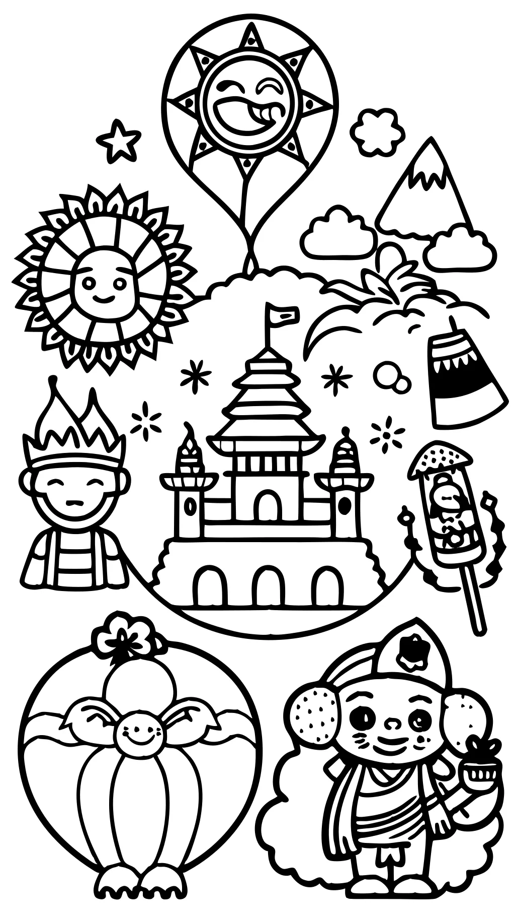 diverse coloring pages